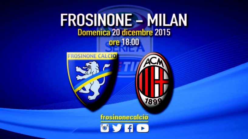 Come vedere Frosinone-Milan Rojadirecta Streaming e Diretta TV