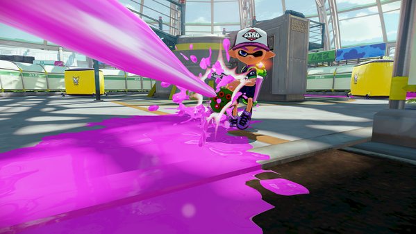 SplatoonNA_'s tweet photo. Breaking #Splatoon news! The Zink Mini Splatling arrives tonight! #WiiU https://t.co/ZDh1gitm7P