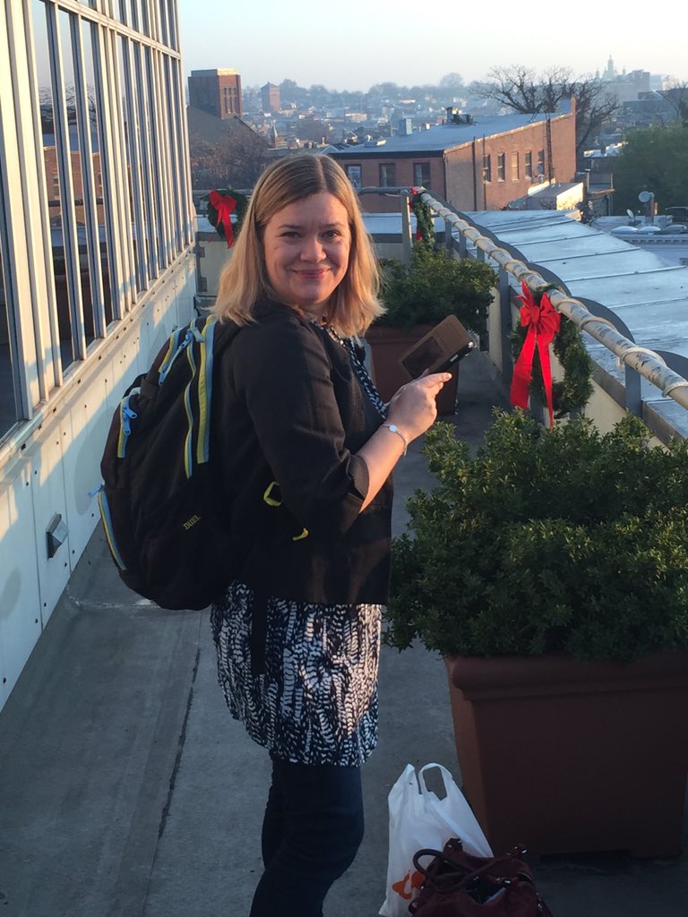 JuergenRockstro's tweet photo. Erika at IAS retreat enjoying a beautiful sunrise...can you resist that smile? https://t.co/ndJR8xltea
