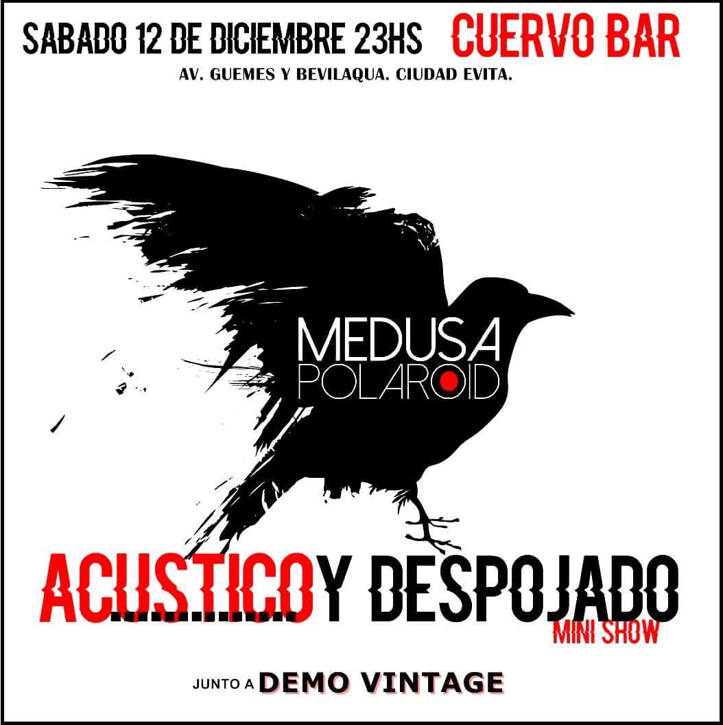 medusapolaroid's tweet photo. #MedusaPolaroid en #cuervobar #Sabado #acustico . https://t.co/Rr5SYagJrv