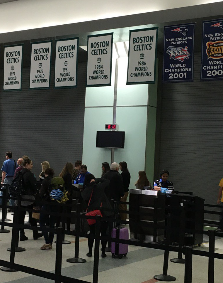 Darren Rovell On Twitter Banners At Boston S Logan Airport Make