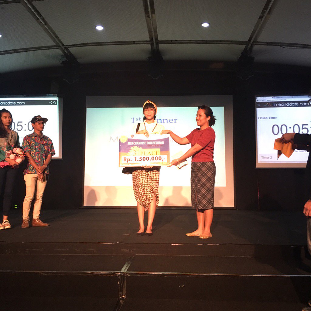 Alma Ileana from class 19-16A get the 3rd place in LSPR MERCHANDISE COMPETITION 2015. Congratulations!