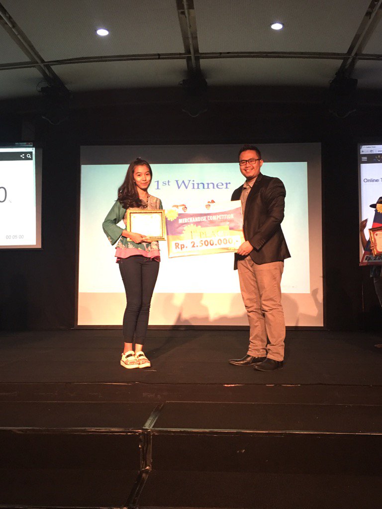 Monica Prisiliany from class 19-15A get the 1st place in LSPR MERCHANDISE COMPETITION 2015. Congratulations!