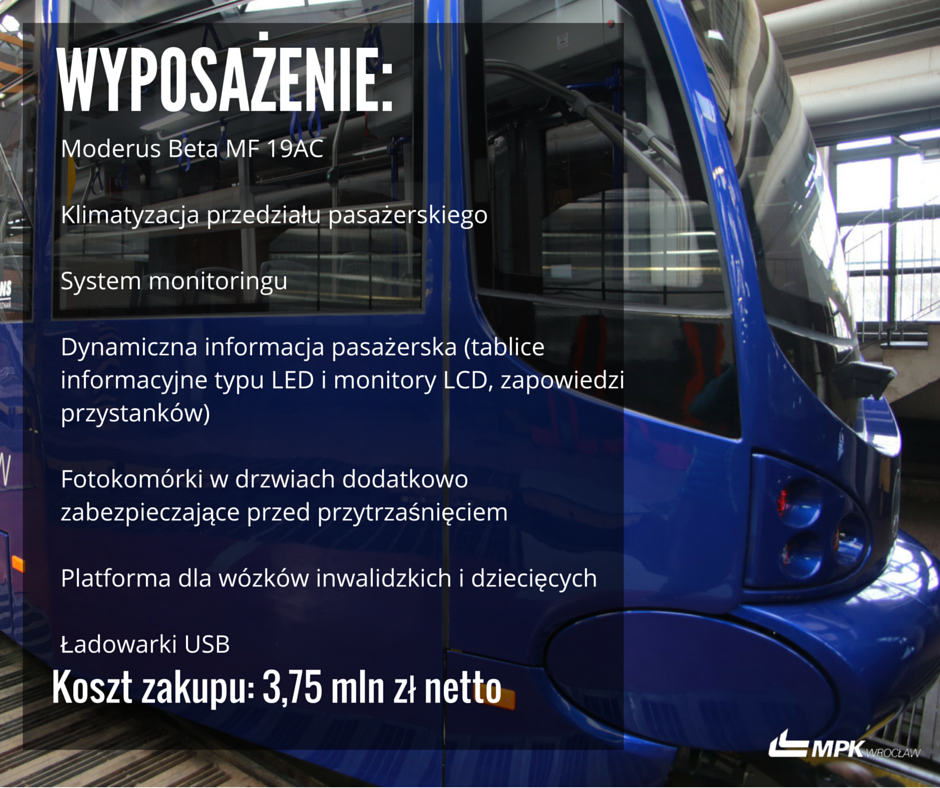 AlertMPK's tweet photo. Pierwszy moderus beta już we Wrocławiu! :) Szczegóły i zdjęcia na naszym FB -> https://t.co/TFb3Na0eB6 https://t.co/ftx6nqGk5n