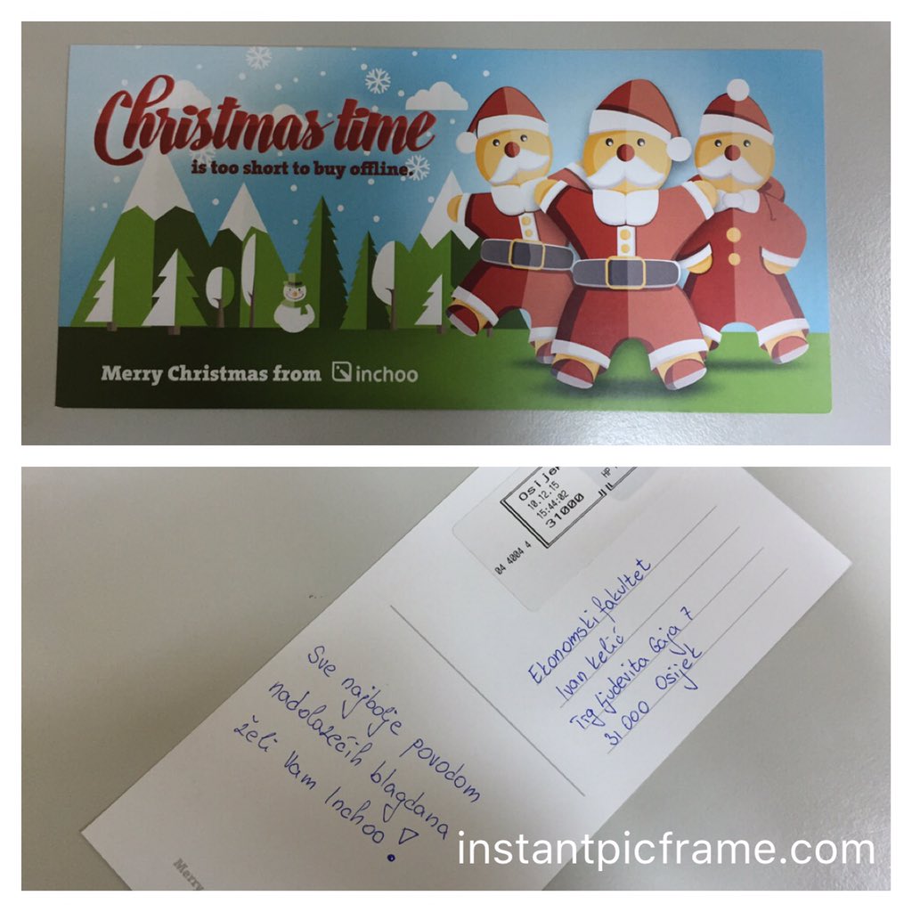 U danasnje vrijeme - sjajno je primiti rukom pisanu cestitku. Tnx.  <a href="/inchoo/">Inchoo</a>  <a href="/InchooHQ/">Inchoo Headquarters</a> and Merry Christmas