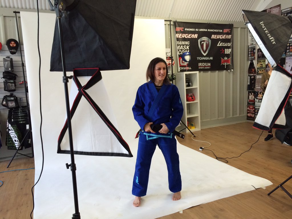 Great to have Olympic Athlete Sophie Cox in store today for a photo shoot #judo #olimpicathlete
