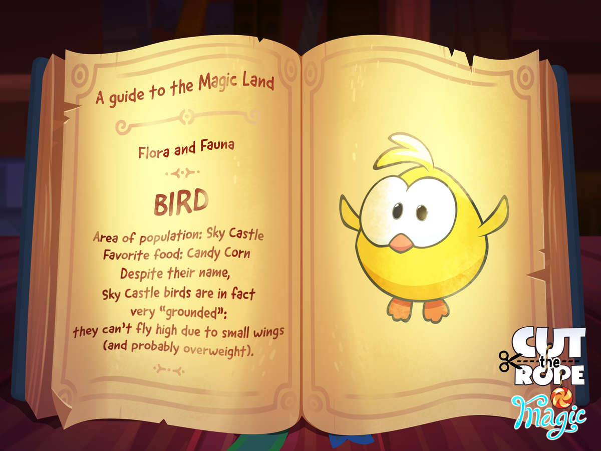 Cut_The_Rope's tweet photo. Prepare yourself for #CutTheRopeMagic with our ultimate "Guide to the Magic Land!" #CTRMagic https://t.co/n133idvUBK