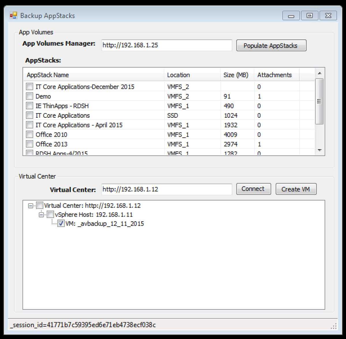 Finally able to get back to writing code for the <a href="/vmwflings/">VMware by Broadcom Flings</a> I am working on with @vDelboy.   <a href="/appvolumes/">AppVolumes</a>