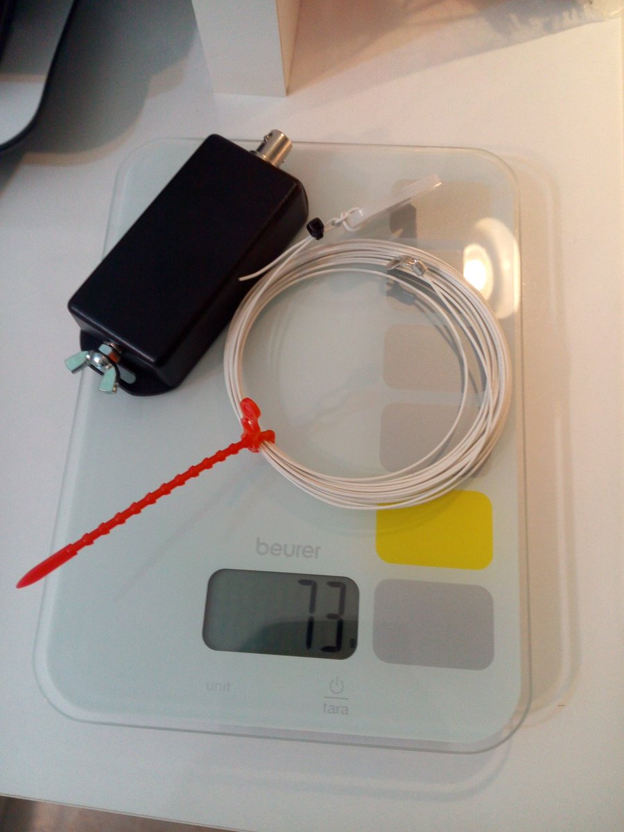 Antenna ready for the contest. Homebrew endfeed. I will be CW <a href="/qrp/">ً</a> 73 gr antenna not to bad <a href="/arrl/">ARRL</a> 10 m contest