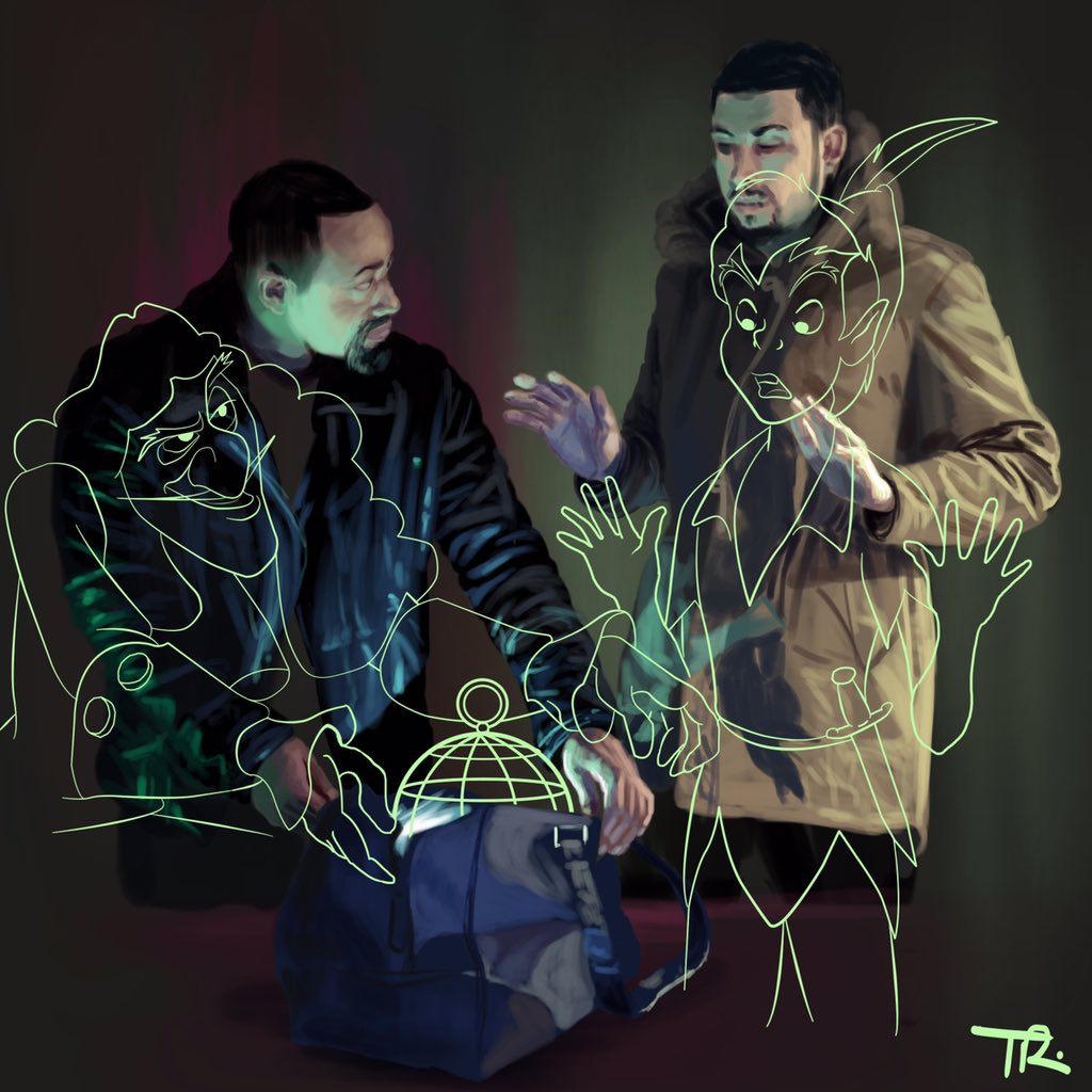 TyRemiArt's tweet photo. Lost Boys No 7(The Decline)- next painting in the series, another one *Dj Khaled voice* ✍ https://t.co/tu5fh5HJjy