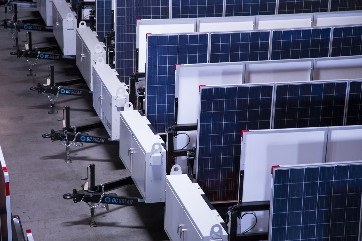 DCSolar's tweet photo. #snapshot from the @DCSolar warehouse #mobilesolargenerator https://t.co/6Qjmgpw3Go https://t.co/NRiLEI4ozt