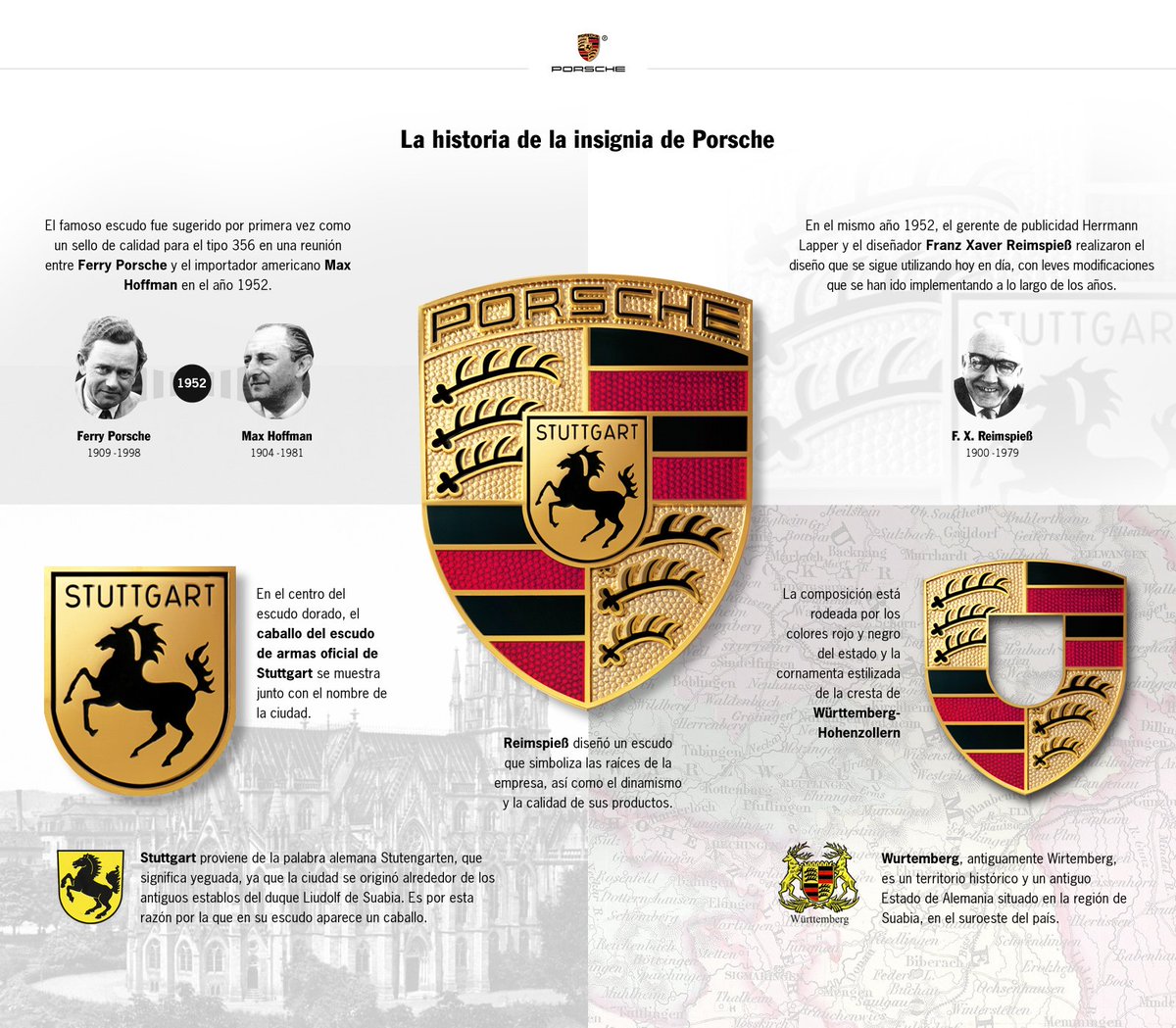 Porsche_Iberica's tweet photo. ¿Conoces la historia de la insignia de #Porsche? Aquí te la explicamos https://t.co/vmKT4DNAMs https://t.co/vxR0FXoAGC