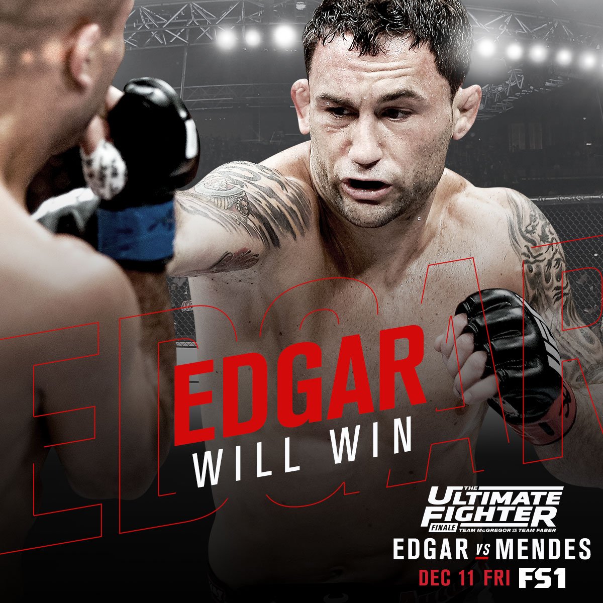 ufc's tweet image. RT if you&apos;re w/ #TheAnswer @FrankieEdgar TONIGHT at #TUFFinale LIVE &amp;amp; FREE on @FS1!
