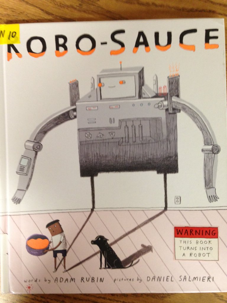 MsAdams208's tweet image. Our class loved this wacky book! Beep boop!