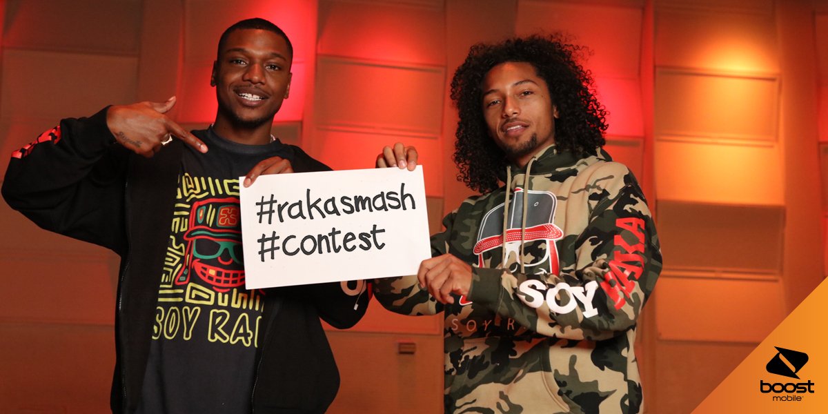 BoostLatino's tweet photo. ¡Ultimo día para grabar tu Raka Smash y ganar fantásticos premios! #contest #RakaSmash https://t.co/NEhV8gIhhO https://t.co/hjSqCdfyPg