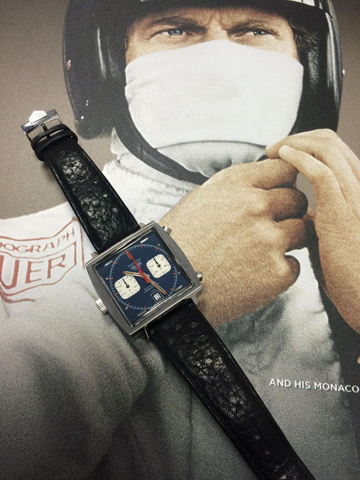 vintageheuercom's tweet photo. WOW! an original 1133b Mcqueen Monaco just landed, on the site soon! @TAGHeuer #stevemcqueen #withbox https://t.co/OwbSvOByOt