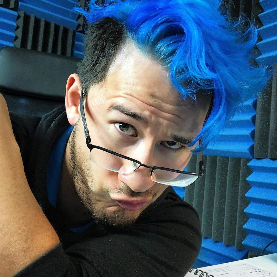 Markiplier Blue hair