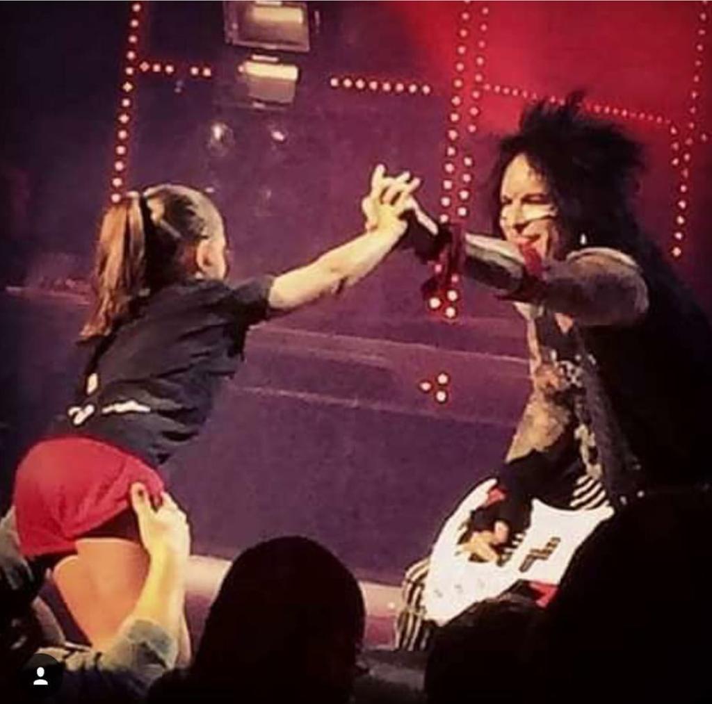 Happy birthday to My hero Nikki Sixx. You\re my inspiration to get up everyday and strive to live my dream. 