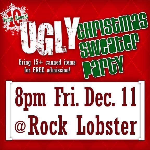 Indy: come to BRip tonight for the Ugly Christmas Sweater Party for charity! Donate 15+ cans = open bar, food, fun