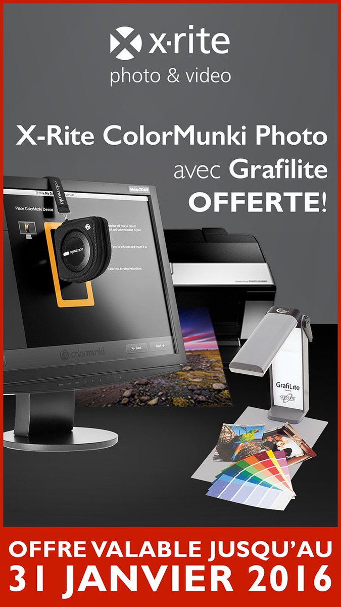 X-Rite ColorMunki Photo xfru.it/7W3LJd @XritePhotoFR @xritephoto <a href="/photographes/">Photographes</a>
