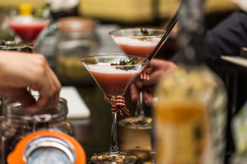 Cocktailsinthec's tweet photo. A fragrant exotic sipper! The Queen Rosemary w/ @SnowQueen_Vodka by @Thebackroom_ #CITC #Leeds #LeedsThrowback https://t.co/GBWMNZO8ua