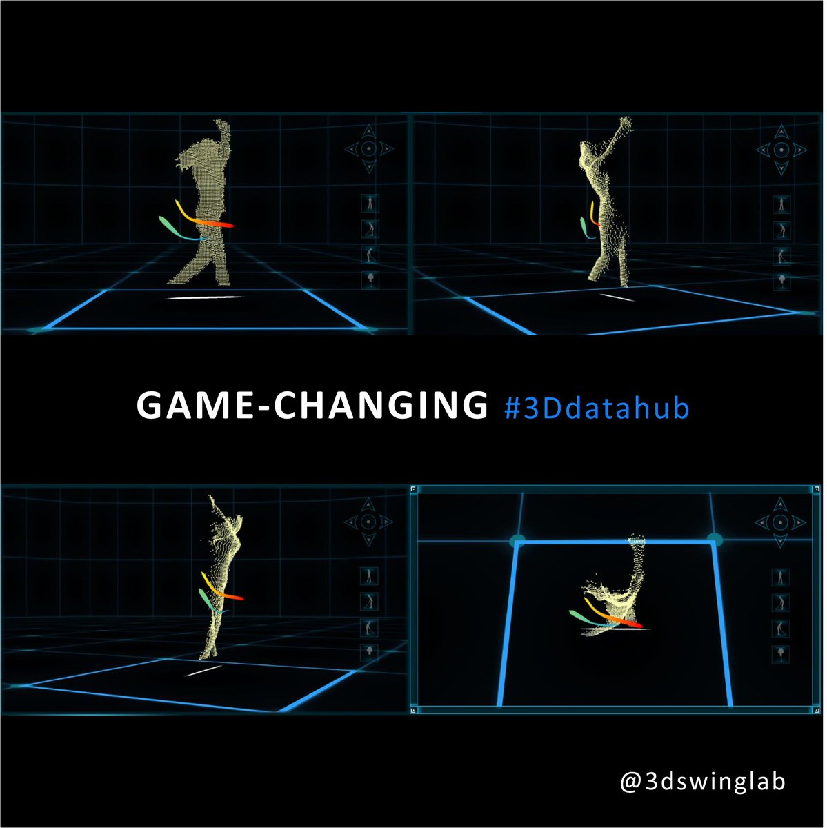 3dswinglab's tweet photo. Real-time 3D interactive environment to record &amp; analyze your movements for precision, optimization &amp; improvement. https://t.co/E69HMLvdiC