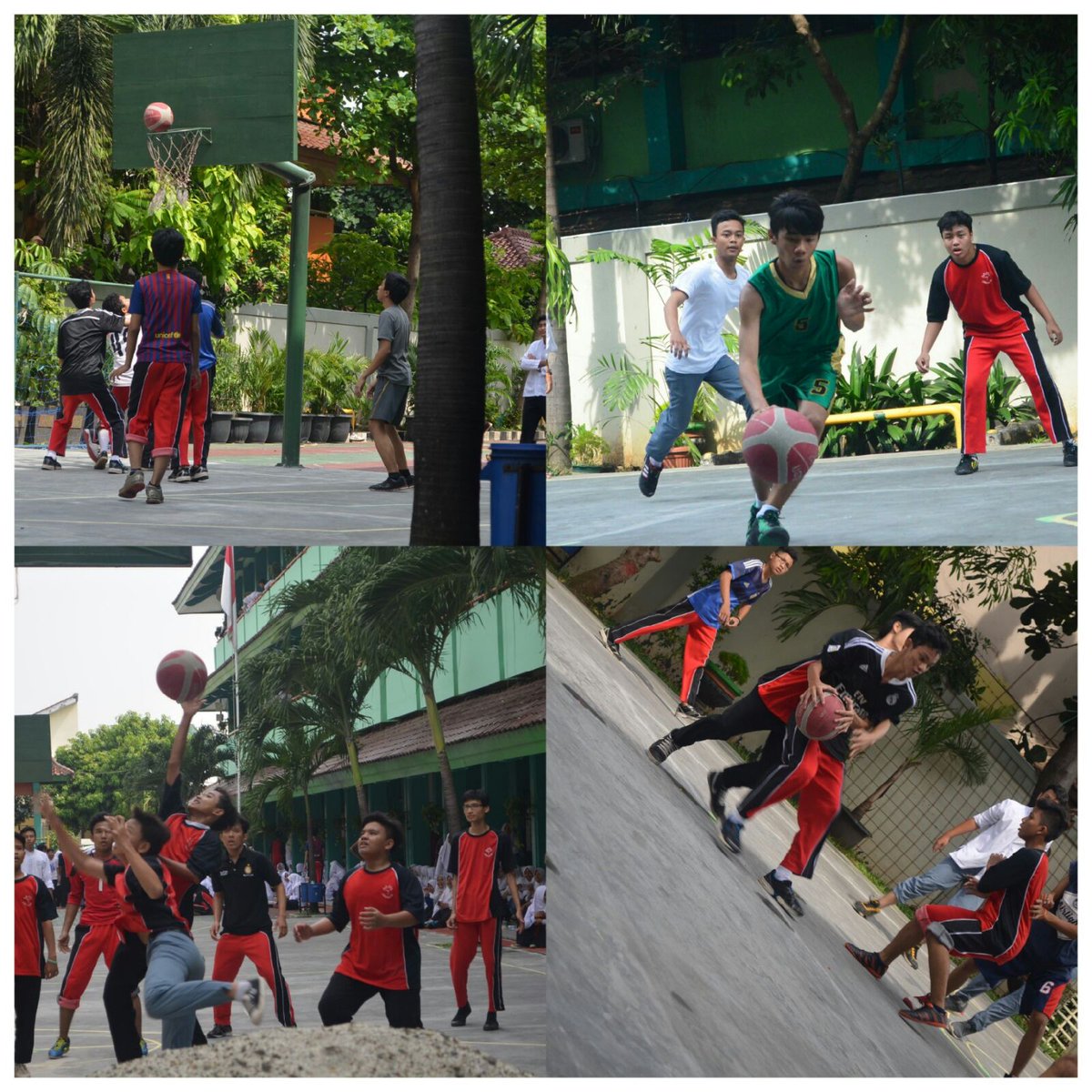 Assalamualaikum.wr.wb. 
Ini dia Classmeeting hari pertama kita nih ada perlombaan Basket