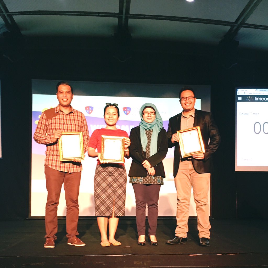 We also thank you for the judges :
Mr. Imanuel E. Hutagalung M.Si
Ms. Beta Perwara
Mr. Taufan Teguh Akbari M.Si