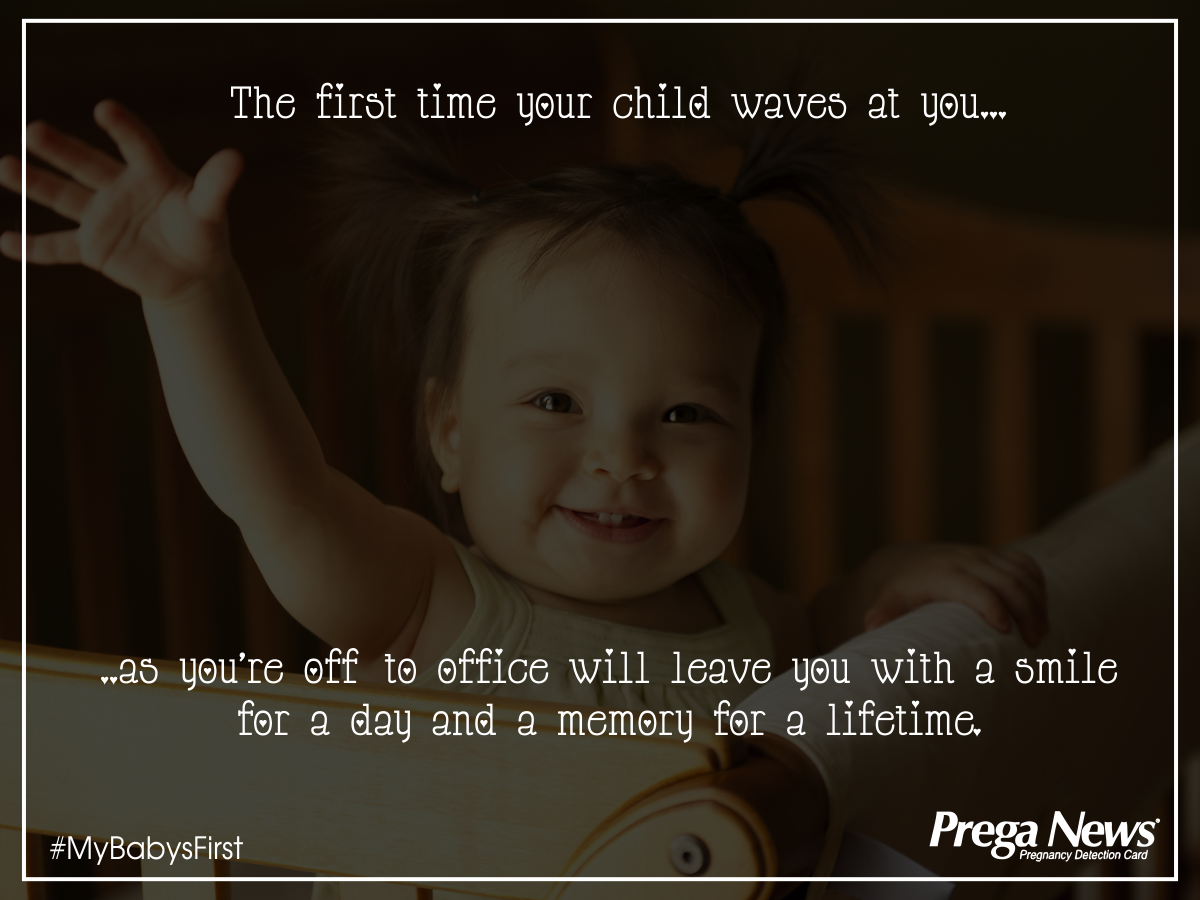 PregaNews's tweet photo. Mommies we would love to see the cute videos and pictures of your munchkin waving for the first time! #MyBabysFirst https://t.co/vQTekADrxH