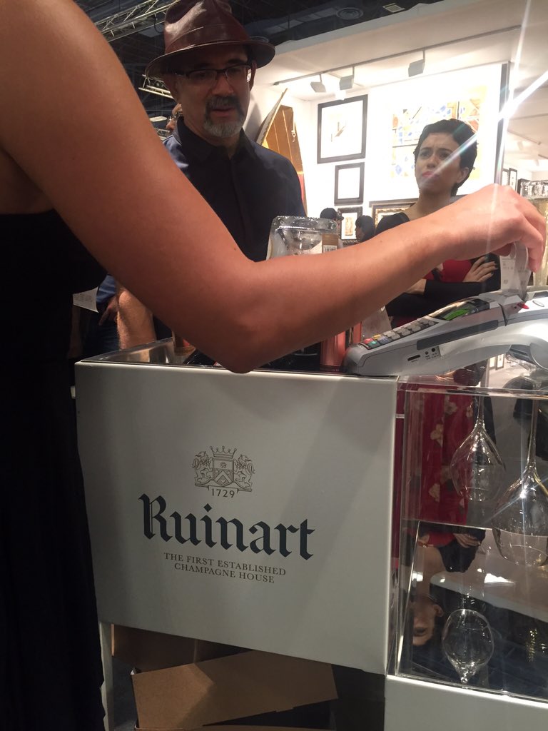 TwinDanger's tweet photo. Interesting champagne choice for an art fair #artbasil https://t.co/8NvU2M85tV