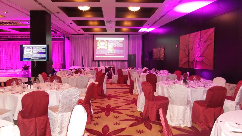 TZAwards's tweet photo. That's how @DarHyatt 's Kibo Ballroom looks right now! RT if you are loving it too! #TanzaniaLeadershipAwards it is! https://t.co/2sccGbCn7y