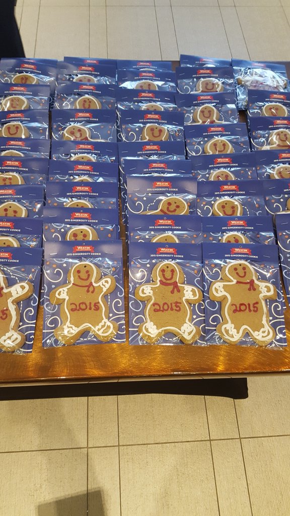 btbenson's tweet photo. The cookie table at the Westin to support Good Shepherd Food Bank! #Gingerosity2015 https://t.co/xaBeDEsDjd