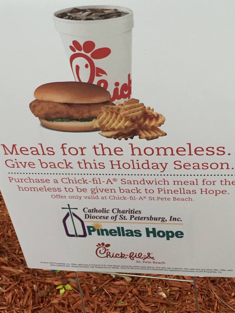 PinellasHope's tweet photo. @PinellasParkPD Yummy chicken sandwich and a great cause!!! https://t.co/INo5OlE7qM