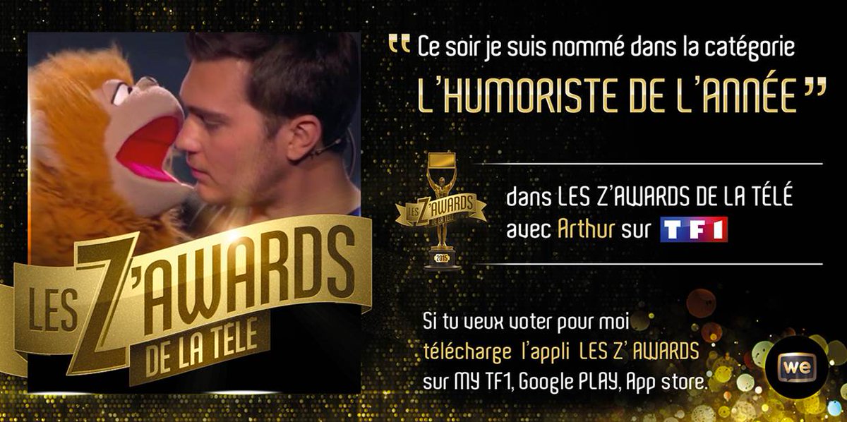 JeanMarcOff's tweet photo. A vos votes les Trouducs !
@TF1 @Arthur_Officiel #Zawards @Jeffpanacloc https://t.co/WyaVdAcNtR