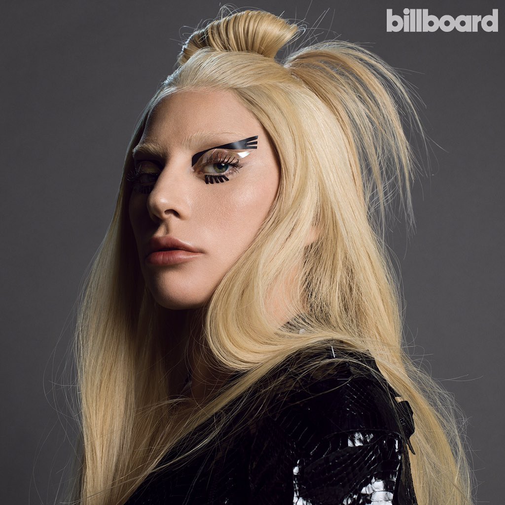 billboard's tweet photo. Today we honor our Woman of the Year @LadyGaga and all the incredible #WomenInMusic honorees 💥👑✨ https://t.co/8ZKd1sdWIy