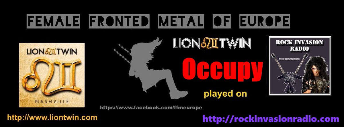 #BehodTheMan + #Occupy #PlayedOn <a href="/RockInvasion/">Rock Invasion Radio</a> #LionTwin #femalefrontedmetal #rock liontwin.com  @365RNM
