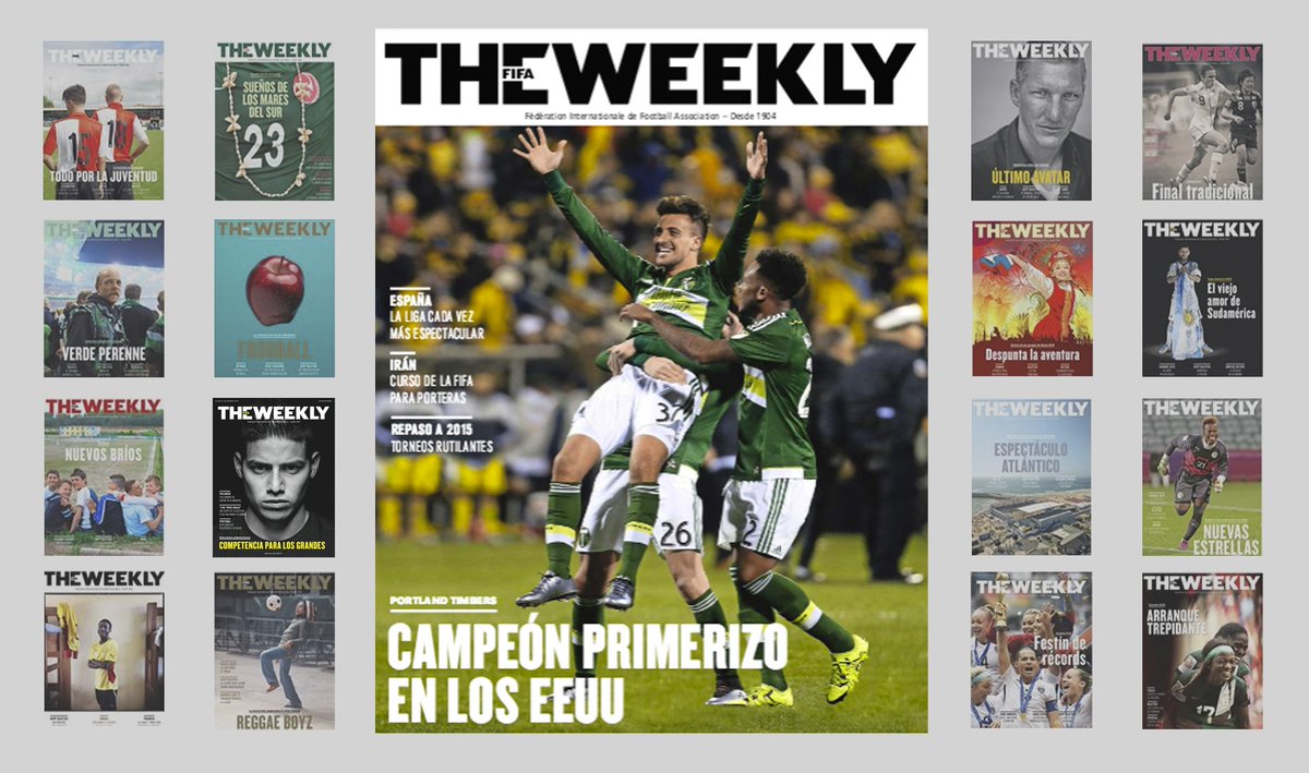 fifacom_es's tweet photo. #TheFIFAWeekly: Repaso a los principales torneos FIFA de 2015 y desenlace de la @futbolMLS. https://t.co/Lbk3icVdlg https://t.co/nXUVOyf5Ba