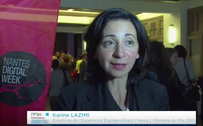 FDOuest's tweet photo. VIDEO #PFDO15 : ITV de @karinelazimi , Dir. Expérience Digitale Allianz, Marraine 2015  https://t.co/7VcCfSEMzY https://t.co/Xf77PU8EVy