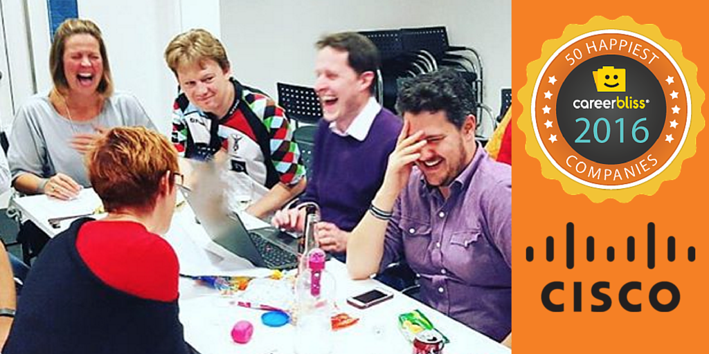 .<a href="/WeAreCisco/">We Are Cisco</a> is so #happy to be one of <a href="/CareerBliss/">CareerBliss</a> #HappyCompany. Join the happiness! bit.ly/1PxYyAX