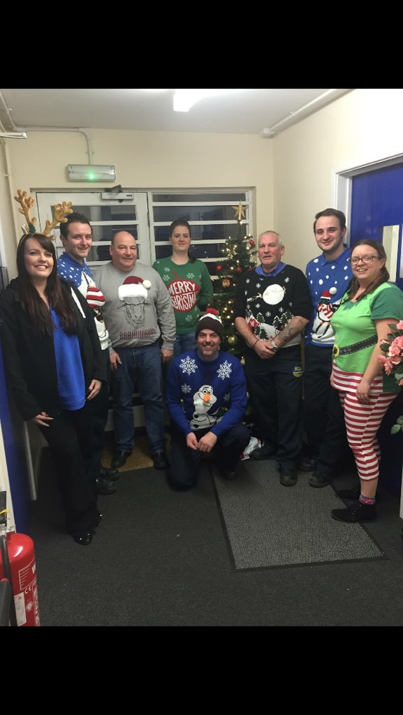 Christmas jumper day at LPC today. Raising money for #cashforkids