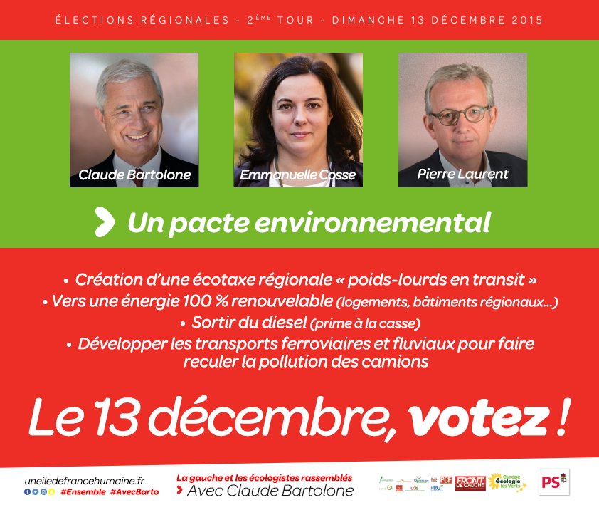emmacosse2015's tweet photo. Pour un pacte environnemental ! #pollutaxe #énergie #stopdiesel #pollution
Le 13 décembre, votez ! #EnsembleIDF https://t.co/Fu4CH0yxZt