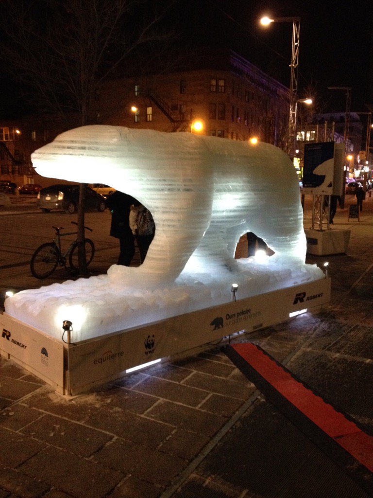 Ice bear lives on... Well done Equiterre!