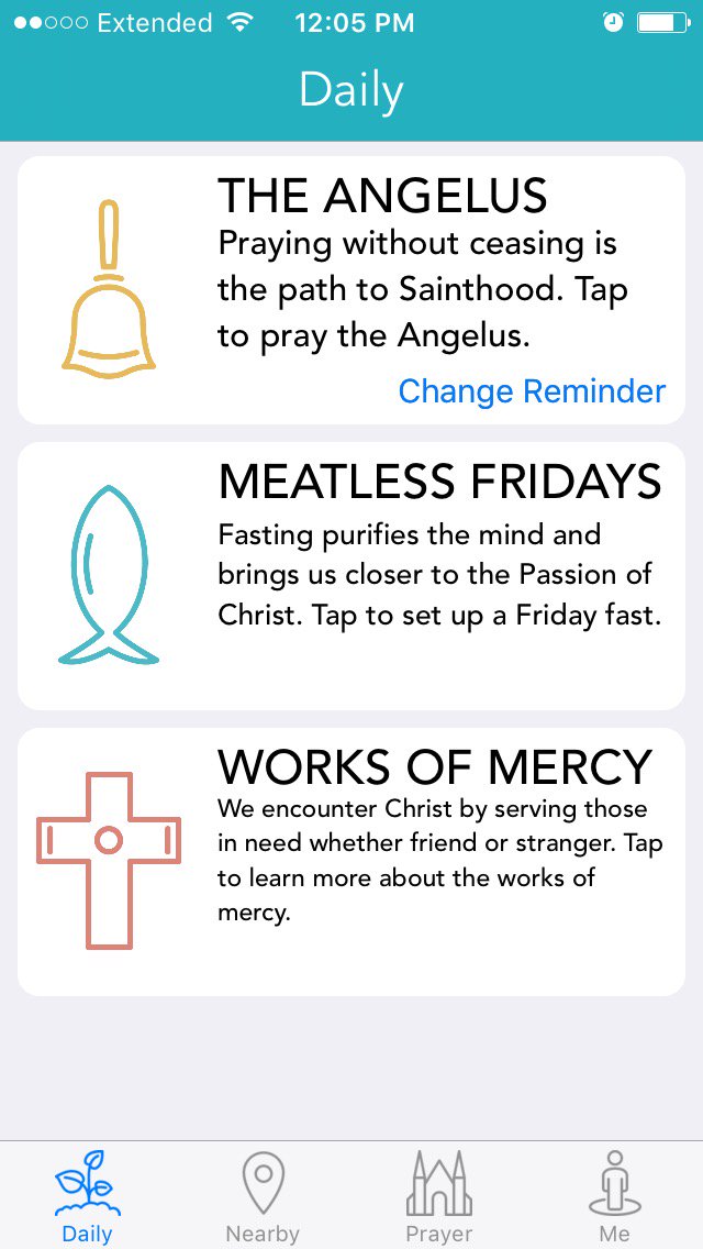 alexisjanice's tweet photo. Loving the @3DCatholic  app &amp; getting a reminder at noon everyday to pray! #Angelus #prayer #CatholicApps https://t.co/gWAyfnHNbt