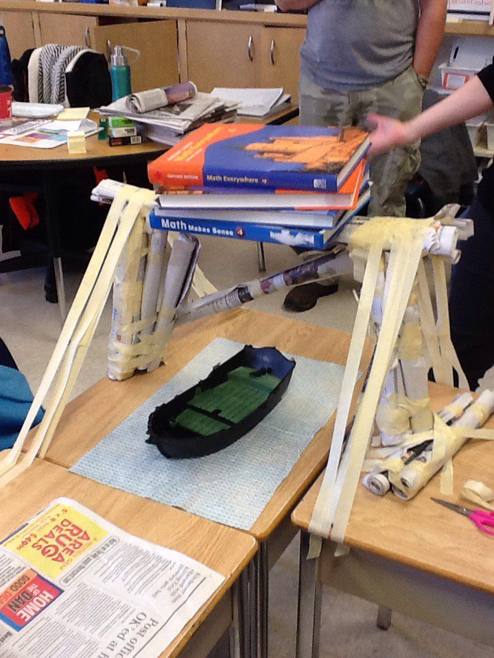 muncesters's tweet photo. Check out the bridges we made using our knowledge of strong and stable structures! #scientistsinschool #kwrecord https://t.co/Hom4V2iRpN