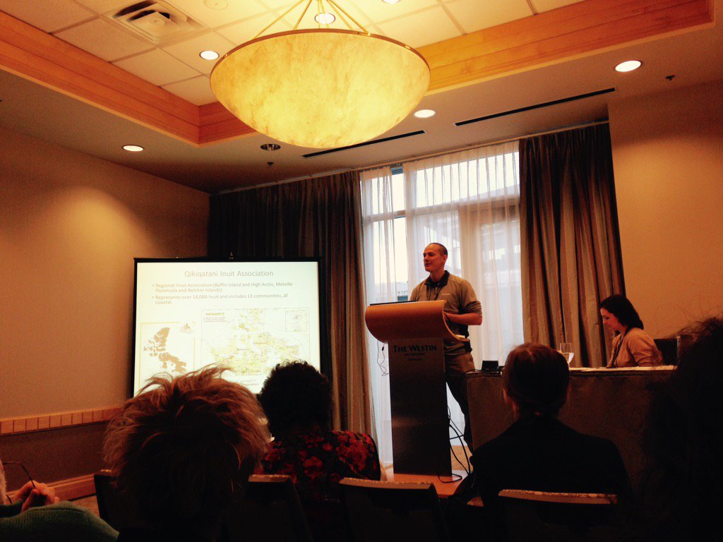 maevagauthier's tweet photo. Inuit elders want to be part of the process and have their input valued. #ASM2015 @ArcticNet @Qikiqtani_Inuit https://t.co/E69khpGaoP