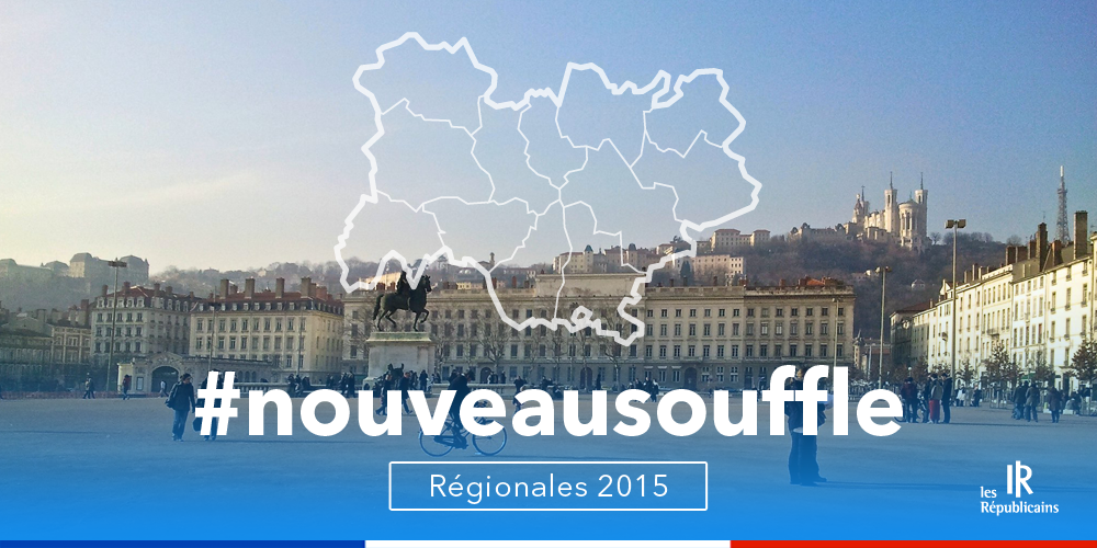 lesRepublicains's tweet photo. Dimanche, en #AuvergneRhoneAlpes, votez @laurentwauquiez pour un #nouveausouffle ! #Regionales2015 Cc @Wauquiez2015 https://t.co/BFmimBRXBP
