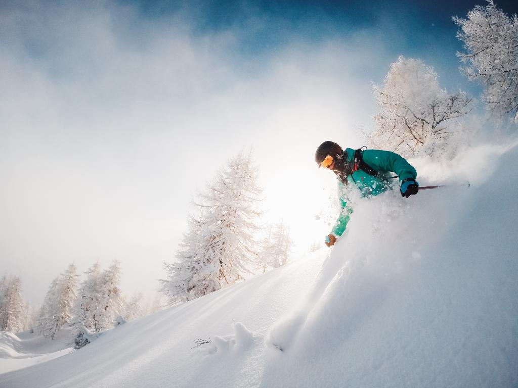 Photo of the Day! It's Friday and like <a href="/coberschneider/">Christoph Oberschneider</a>, we're dreaming of waist deep pow. #GoProSnow