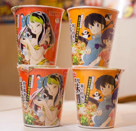 ”ラムちゃん”と”らんま”がカップ麺とコラボしたよ‼️
