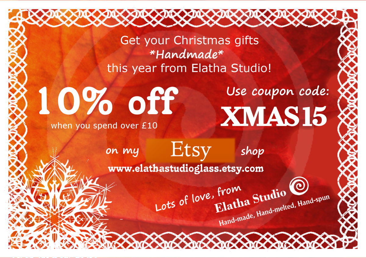 ElathaStudio's tweet photo. 10% off when you spend over £10 in my Etsy store before #Christmas!
Use coupon code XMAS15 https://t.co/yhjNYcDh6i https://t.co/LMbuTqHYow