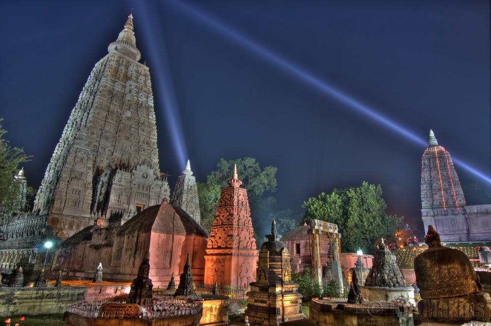 Mahabodhi Temple, Gaya, Bihar IMAGES, GIF, ANIMATED GIF, WALLPAPER, STICKER FOR WHATSAPP & FACEBOOK